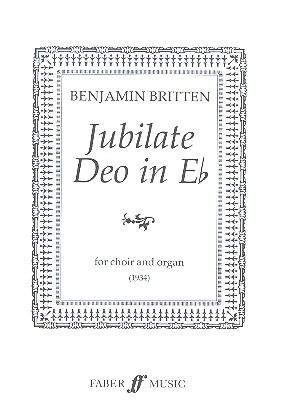 Jubilate deo for mixed chorus and