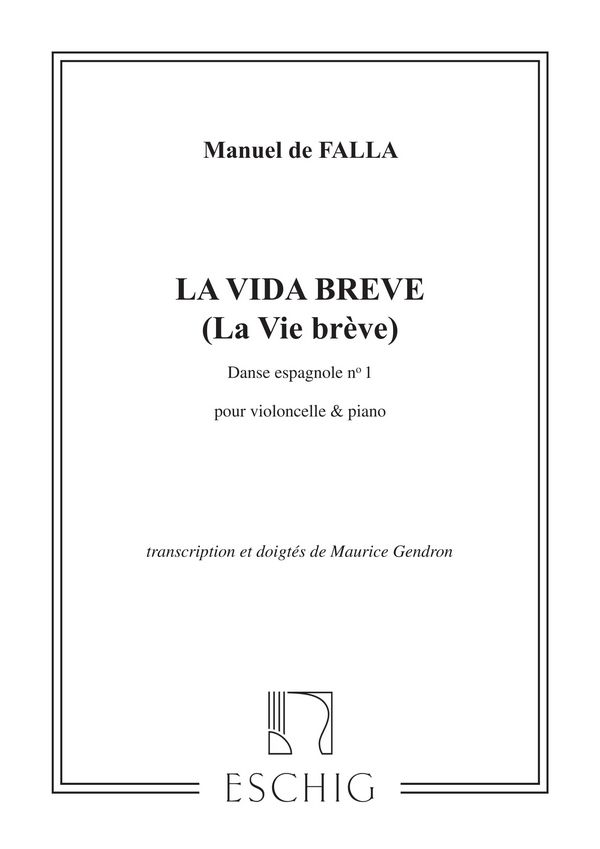 Danse no.1 de La vie brève