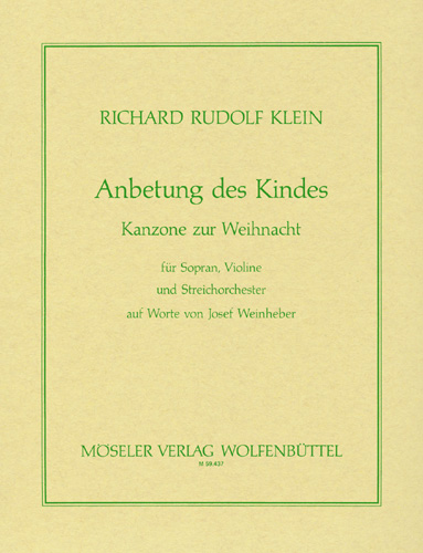 Anbetung des Kkindes - Kanzone zur Weihnacht