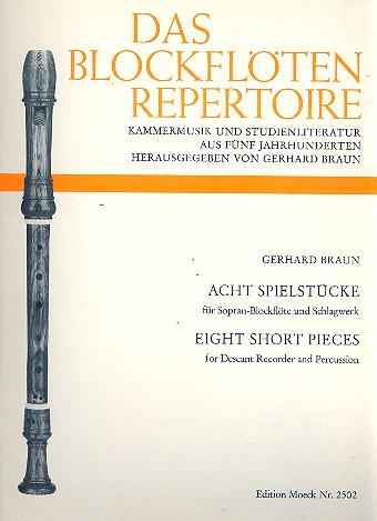 8 Spielstücke für Sopranblockflöte
