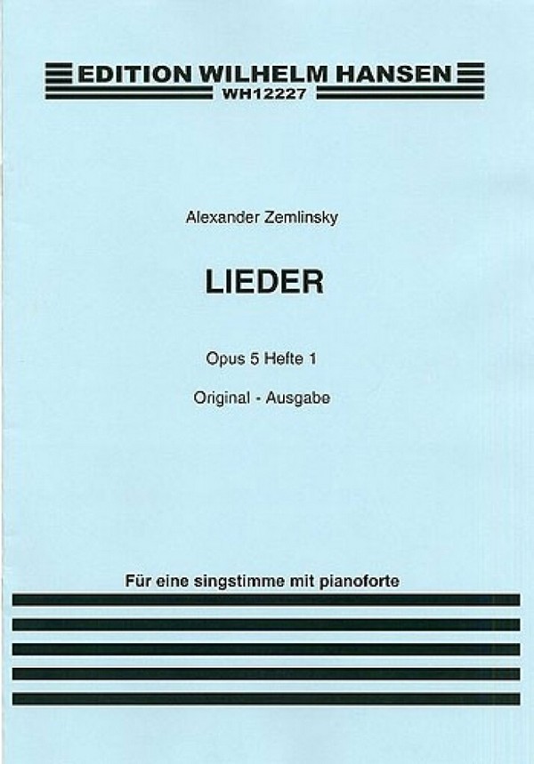 Gesänge op.5 Band 1 Original-