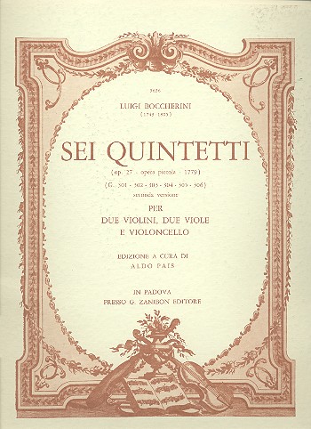 6 quintetti op.27 (secunda versione)