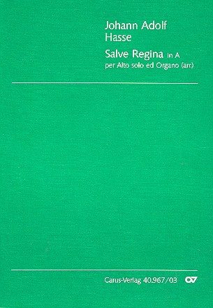 Salve Regina A-Dur für Alt und