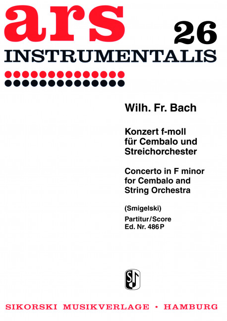 Konzert f-Moll für Cembalo (Klavier) und