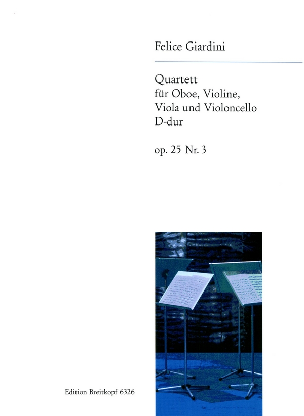 QUARTETT OP.25,3 FUER OBOE UND
