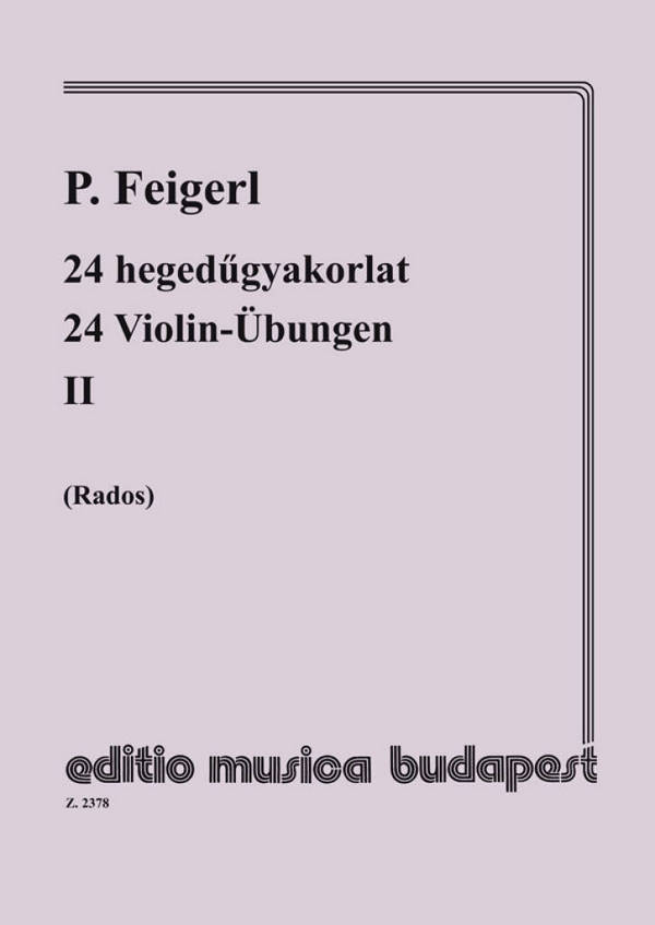 24 Violin-Übungen durch