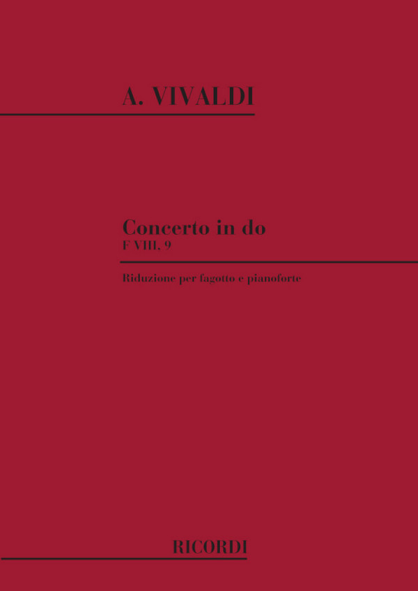 Concerto in do F.VIII:9 per fagotto,