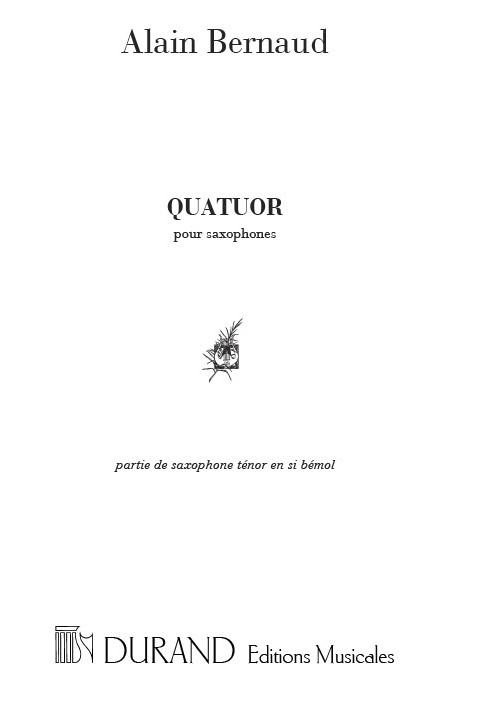 Quatuor pour saxophones