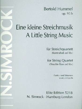 Eine kleine Streichmusik op.95b