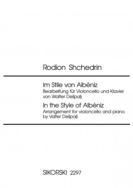 Im Stile von Albeniz für