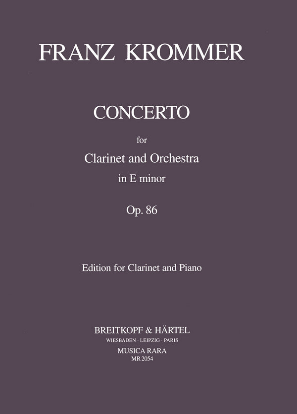Concerto e minor op.86