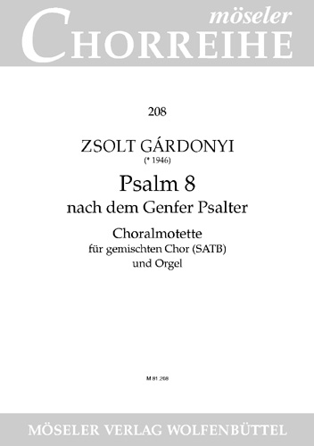 Psalm 8 nach dem Genfer Psalter 
