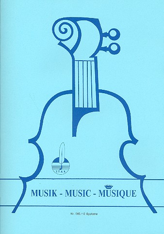 Notenheft DIN A4 hoch 12 Systeme