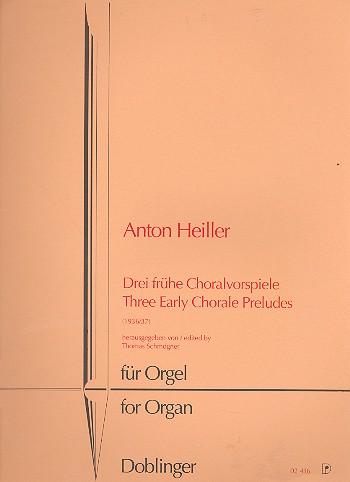 3 frühe Choralvorspiele