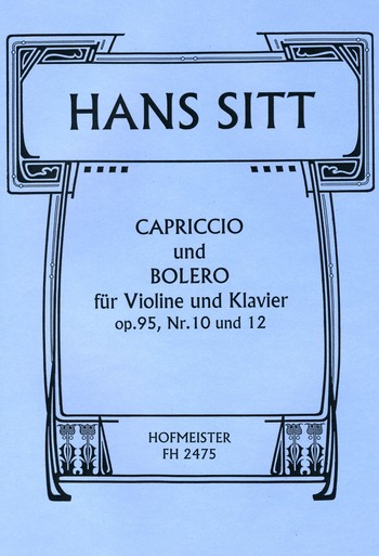 Capriccio und Bolero aus op.95