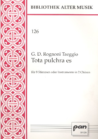 TOTA PULCHRA ES FUER 8 STIMMEN