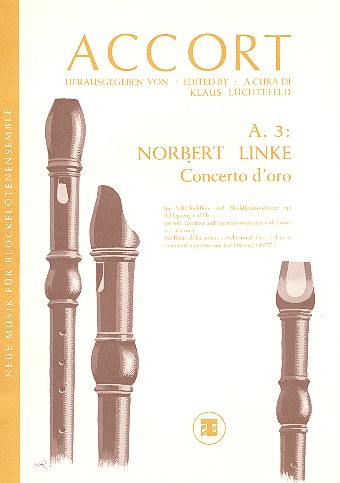 Concerto d'oro für Blockflöte solo,