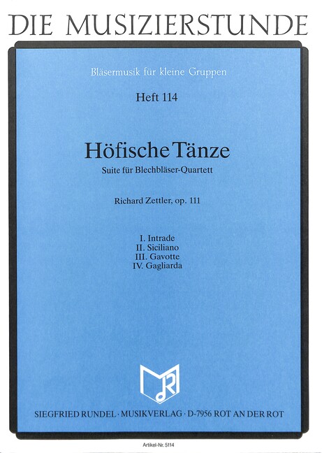 Höfische Tänze op.111