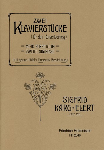 2 Klavierstücke op.22