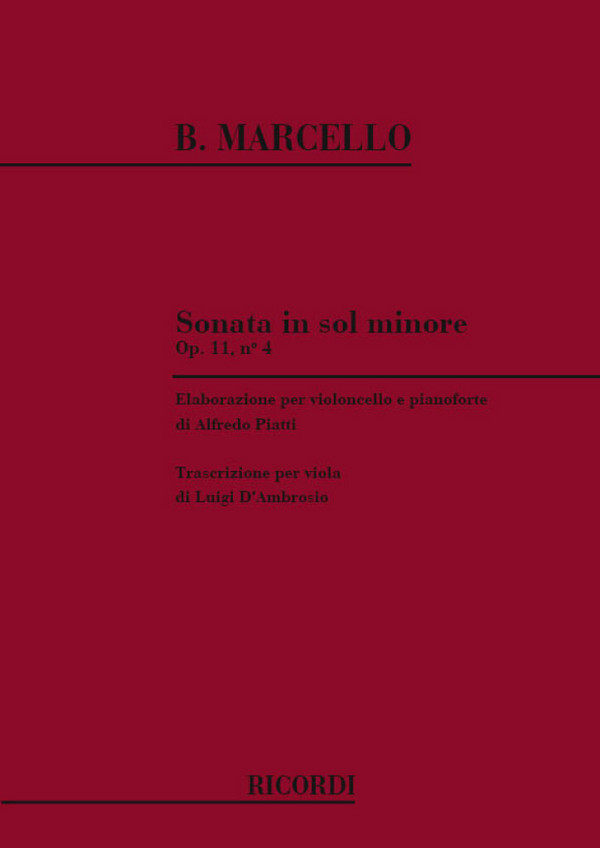 Sonata sol minore op.11,4 per