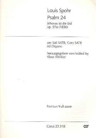 Jehovas ist die Erd op.97a