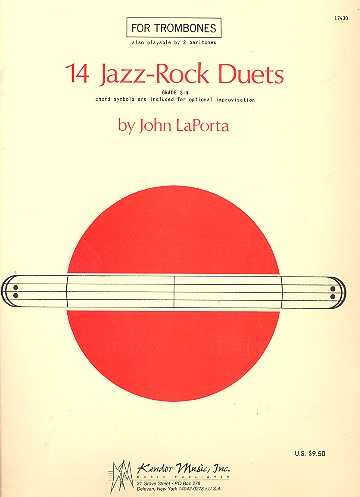 14 Jazz-Rock Duets for trombones
