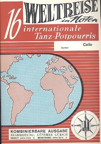 Weltreise in Noten - 16 internationale Tanzpotpourris