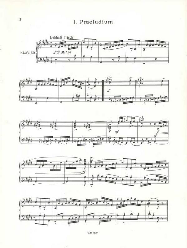 6 kleine Klavierstücke op.17