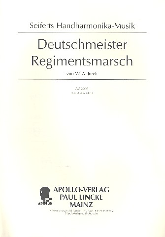 Deutschmeister Regimentsmarsch