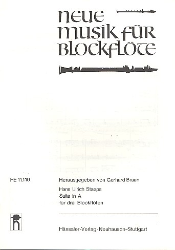 SUITE IN A FUER 3 BLOCKFLOETEN