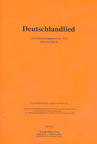 Deutschlandlied nach op.76,3