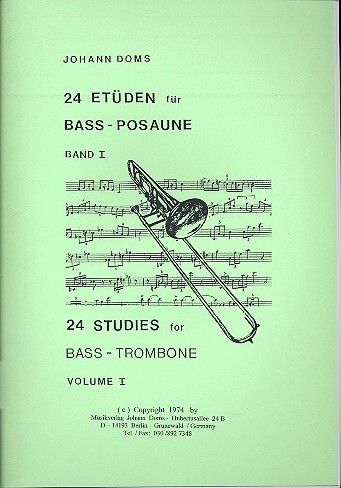 24 Etüden für Bass-Posaune Band 1