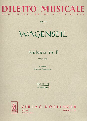 Sinfonia F-Dur WV398 für Orchester