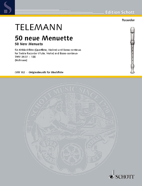 50 neue Menuette TWV34:51-100