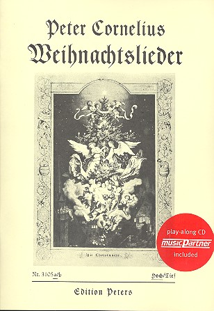 Weihnachtslieder op.8 (+CD) für Gesang