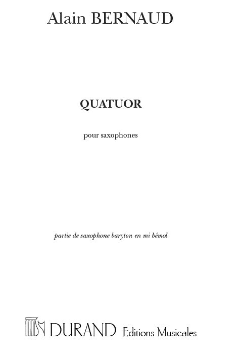 Quatuor pour saxophones