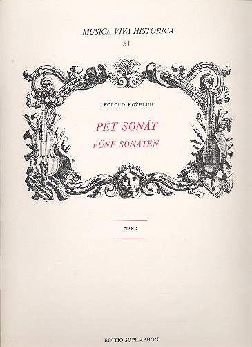 5 Sonaten für Klavier