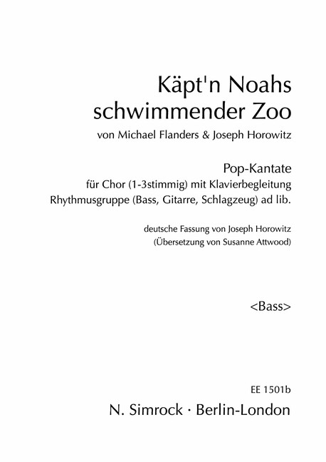 Käpt'n Noahs schwimmender Zoo - Popkantate