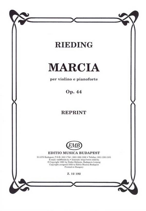 Marcia op.44 für Violine