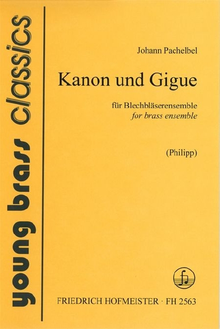 Kanon und Gigue für  2 Trompeten,