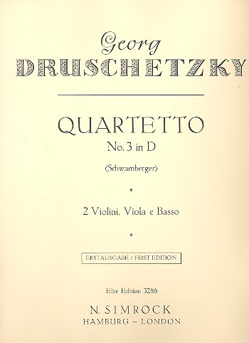 Streichquartett D-Dur Nr.3