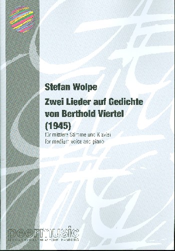 2 Lieder auf Gedichte von Berthold Viertel
