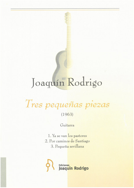 3 pequenas piezas per guitarra