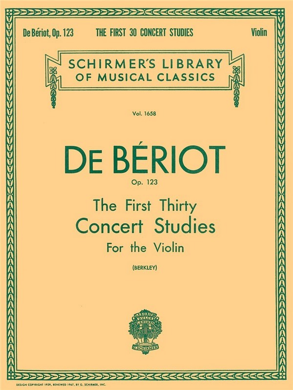 The first 30 concert studies op.123