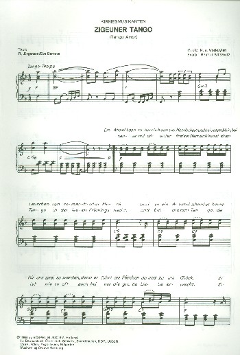 Zigeuner Tango  und  Magic Trumpet:
