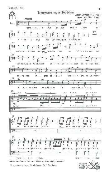 Transeamus usque Bethlehem