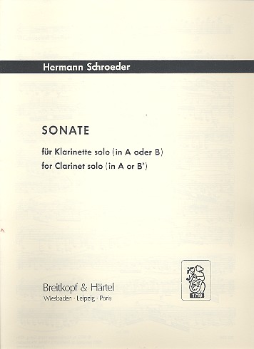 SONATE FUER KLARINETTE SOLO