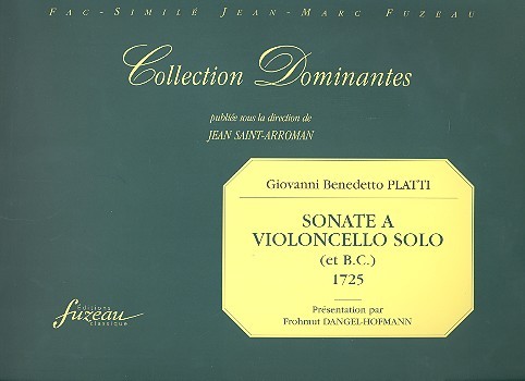 Sonate a violoncello solo (et bc)
