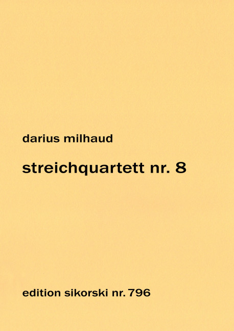 Streichquartett Nr.8 op.121