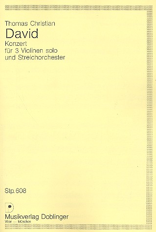 Konzert für 3 Violinen und